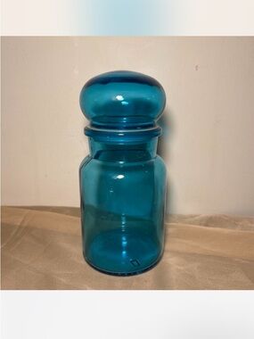 Blue Belgium apothecary jar
